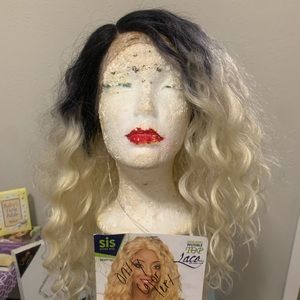 Blonde Curly Wig